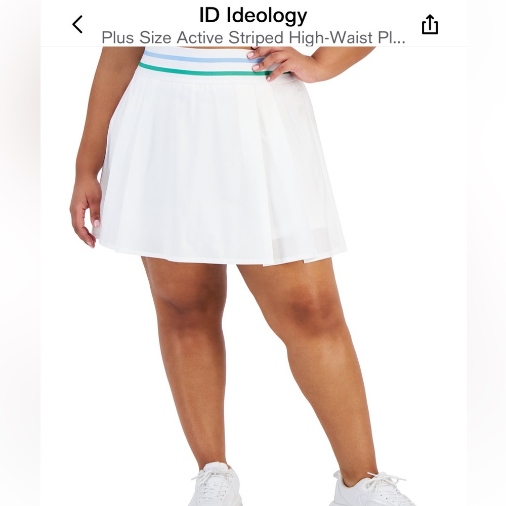 Ideology Pleated Skater Mini Skort